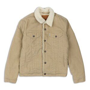 Levi's Beige Teddy Jacket with Sherpa Collar